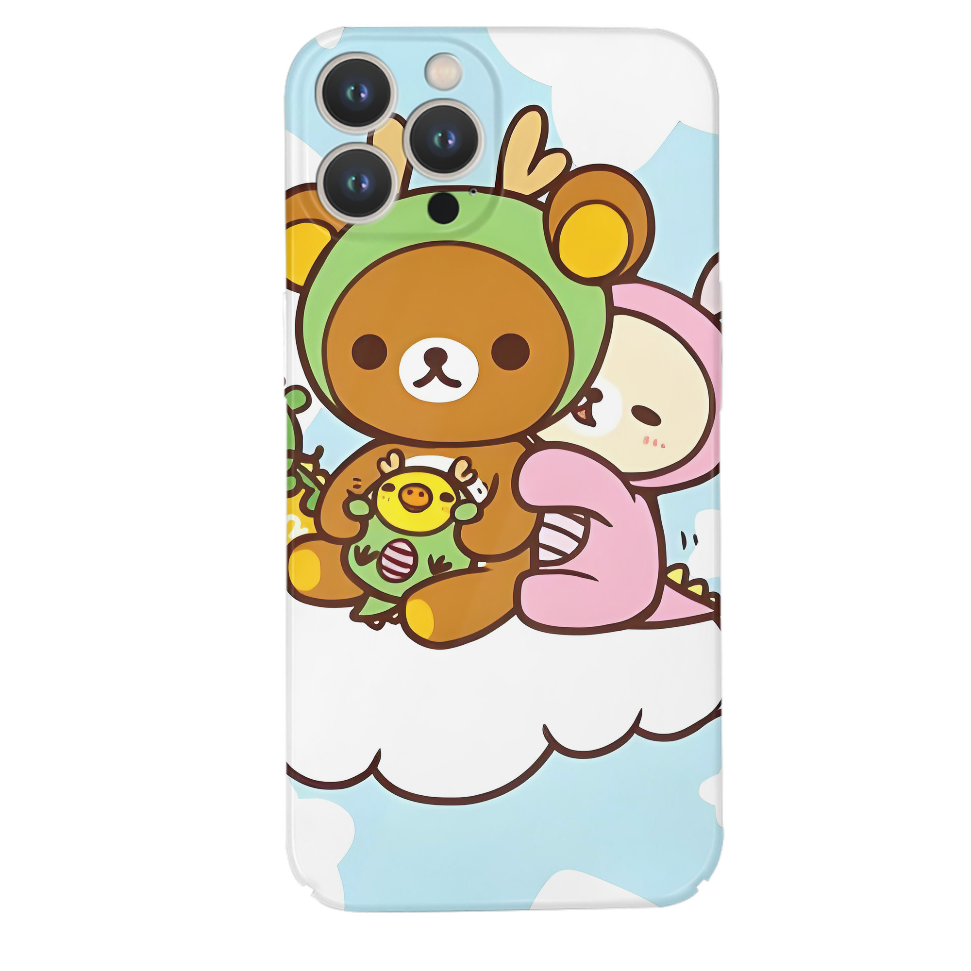 （画像用） リラックマ リラックマ キイロイトリ Rilakkuma Korilakkuma Kiiroitori 【iPhone 14シリーズ対応】ハードケース